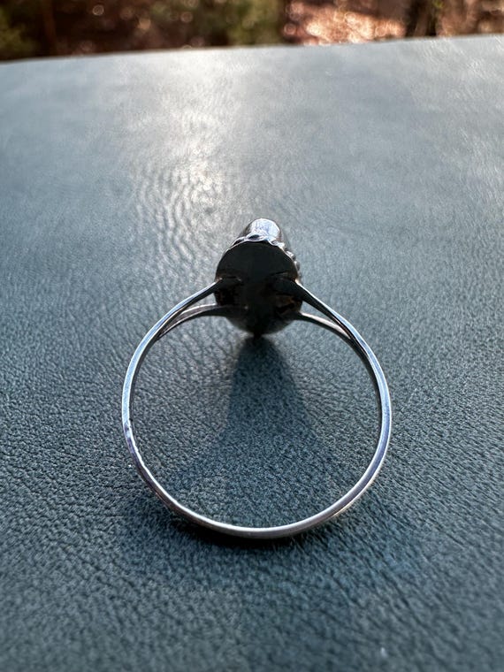 Sterling Silver & Abalone Shell Statement Ring | … - image 5