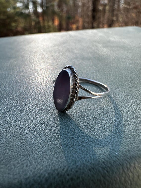 Sterling Silver & Abalone Shell Statement Ring | … - image 6