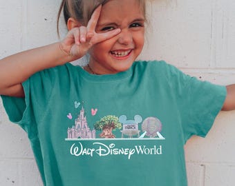 Walt Disneyworld 4 Parks Shirt, Magic Kingdom Shirt, Disney Vacation Tee,  412703
