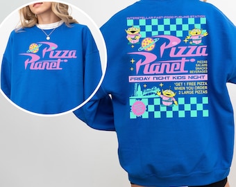 Toy Story Pizza Planet Sweatshirt, Disney Aliens Sweatshirt, Pizza Planet Hoodie,Toy Story Family Hoodie, 413542