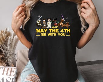 Comfort Colors May 4th Be With You Star Wars Shirt, 411274