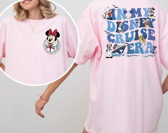 Custom In My Disney Cruise Era Shirt, Comfort Colors Family Trip Matching Tee, 413903