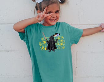 Darth Vader Mickey Balloon Retro Shirt,  Comfort Colors Star Wars Gift Tee, 411307