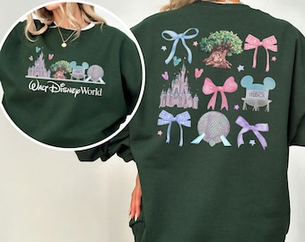 Disney Coquette Sweatshirt,  Disney Castle Hoodie 4 parks Sweater 413268