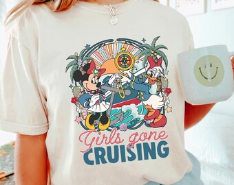 Girls Gone Cruising Shirt, Comfort Colors Disney Cruise Minnie Daisy Tee, 413527