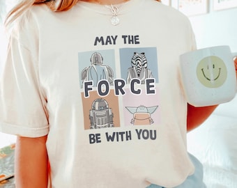 Star Wars Shirt, Comfort Colors May Force Be With You Mandalorian Ahsoka Tee, 412637