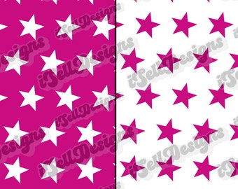 STARS Seamless Pattern, Pink Star Seamless Bundle, Custom Seamless Pattern, Star Seamless Pattern, Digital Seamless File, Seamless Bundle