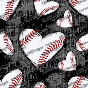 Sketchy Baseball Seamless Pattern, Baseball Design, Custom Seamless Pattern, Baseball Seamless Pattern, Digital Seamless File, Baseball File