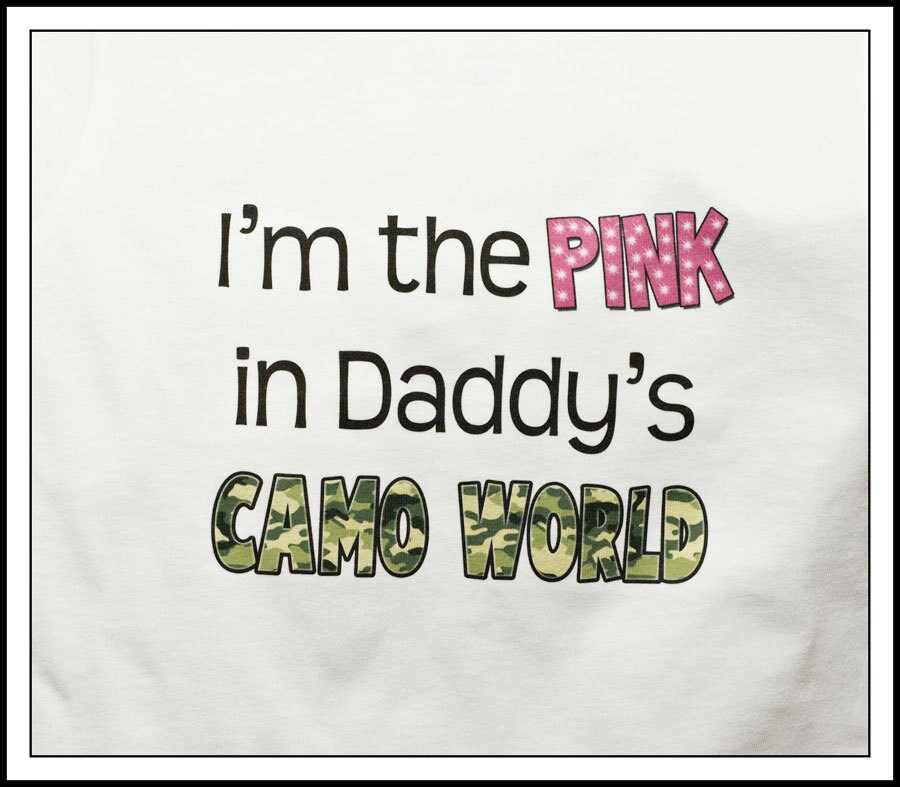 Personalized Camouflage CAMO Design Pink Girl T Shirt Funny Etsy