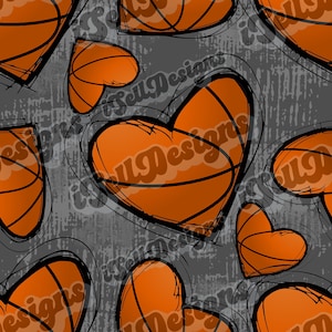 Basketball Seamless Pattern, Basketball Design, Custom Seamless Pattern, Basketball Seamless Pattern, Digital Seamless File, Basketball PNG