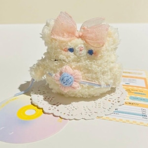 Crochet Furry Bear Earphone Case | Handmade Bose Earbuds Ultra Cover