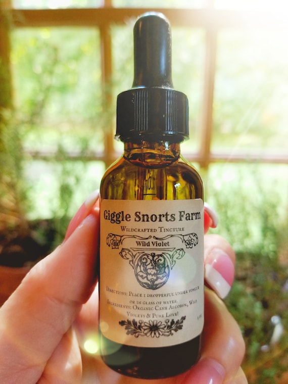 Organic Wild Violet Tincture