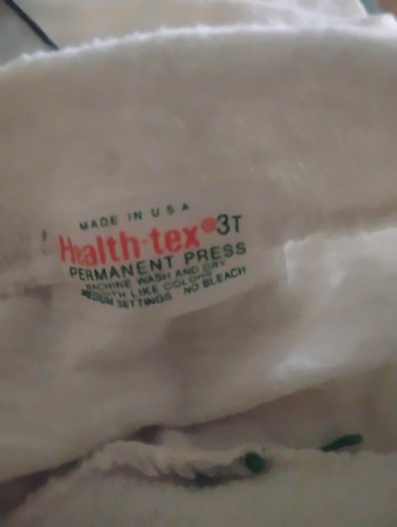 Rare Vintage Health-Tex Healthtex Shirt Turtleneck Native American Pow Wow Girls USA Made 3T View 4