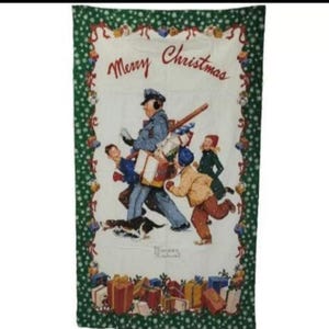 Norman Rockwell ジョリーポストマン メリークリスマス Jolly Postman