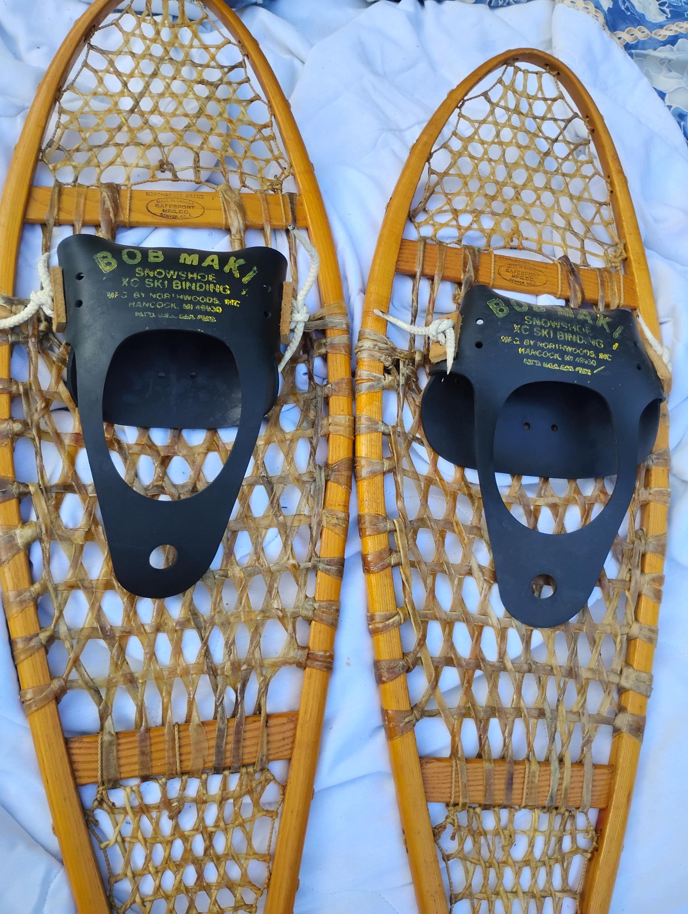 Wooden Snowshoes Sherpa Snowshoes Replacement Bindings Snowshoe