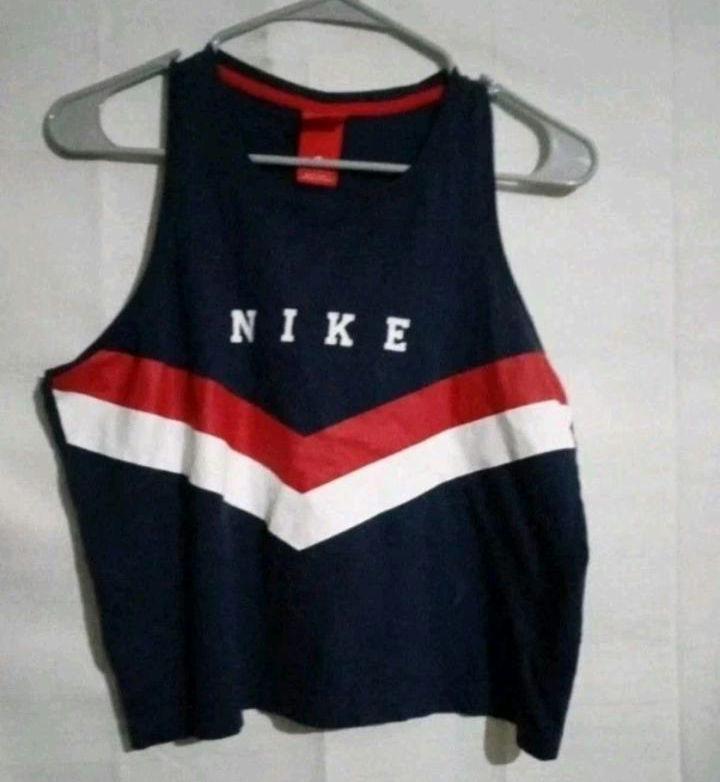 men's nike red white and blue shirt