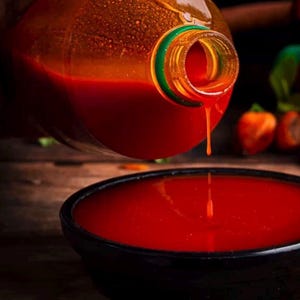 500g Authentic Nigerian Red Palm Oil: Unrefined Cooking Oil for Traditional Recipes