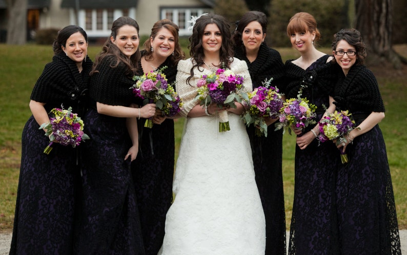 black shawl for wedding