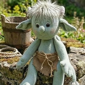 Troll toy sewing pattern