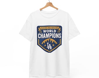 Back to Back shirt | World Champions 2025 LA Baseball Shirt | Blue Gold Sports Fan Shirt Design