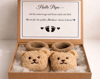 Schwangerschaft verkünden-ihr werdet Oma& Opa–du wirst Papa-Geschenk Box-Baba oluyorsun- Baby Ankündigung-Schwangerschaftsverkündung