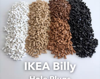 Tappi di copertura compatibili con IKEA Billy, tappi per armadietti Billy, tappi per fori