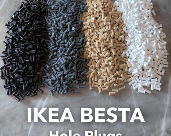 Tapas compatibles con IKEA BESTA, tapas de cubierta, gabinete Besta, tapones para orificios