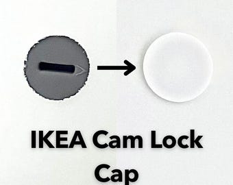 IKEA Cam Lock Caps, Cover Caps, Compatible with Plastic Cam Locks, IKEA BILLY