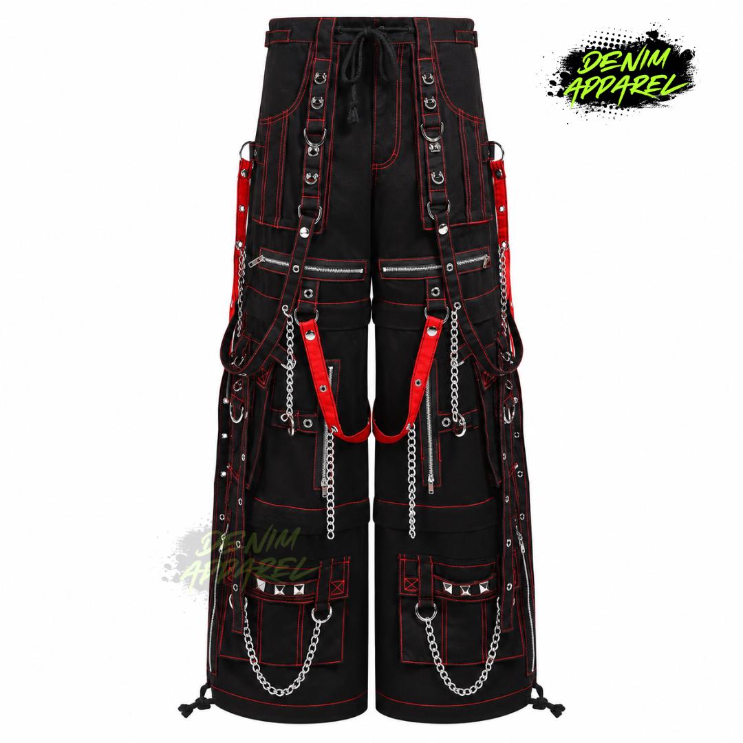 Black and red punk pants - Etsy 日本