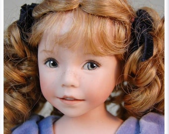 Joanna - 12 » - Porcelain Doll Kit - de moule Dianna Effner - China Fire - Crochets