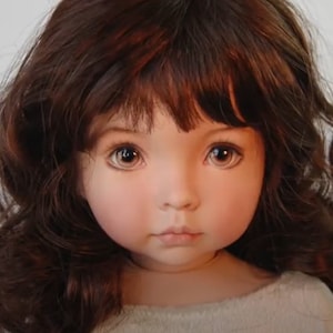 Emily - 18&quot; - Porcelain Doll Parts Kit - from Dianna Effner mold - China Fire - Body Pattern