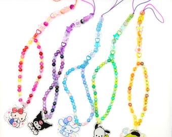 Kawaii Sanrio Inspired Phone Charm Strap