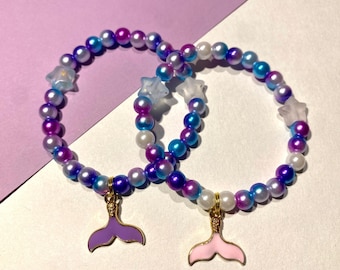 Mermaid tail charm bracelet