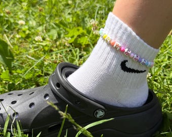 Rainbow Kitty Cat Anklet