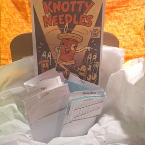 Pre-Threaded Needles with Knotted Thread: Quick Fix Sewing - Knotty Needles