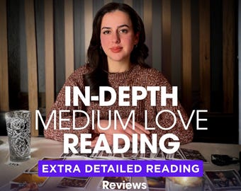 Lectura del amor profunda con un médium, lectura psíquica a la misma hora, visión amorosa extremadamente detallada, guía emocional honesta, tarot personalizado en PDF