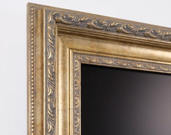 TV-Rahmen für Samsung Frame TV, Gold Antique Rustikale Custom Bezel Cover, 32-85 Zoll