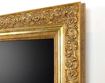 Gold verzierter TV-Rahmen, kundenspezifische Bezel-Abdeckung für Samsung The Frame TCL Hisense Canvas-TVs, Größen 32, 43, 50, 55, 65, 75, 85 Zoll