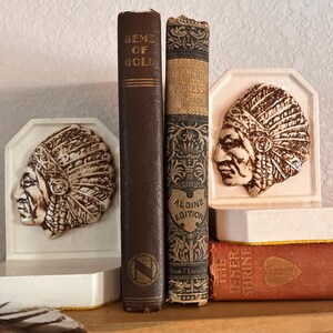 Indian Chief Bookend - Etsy