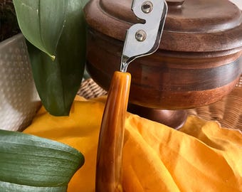 Vintage Mid Century,MCM Bakelite- Handled Manual Knife Sharpener,Decor/Collectible