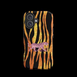 Pink Tiger iPhone 16 Hard Case