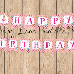 Fancy Nancy Birthday Decorations, Fancy Nancy Party Banner, Fancy Nancy Party, Princess Birthday Decorations, Girl Birthday Party, Printable