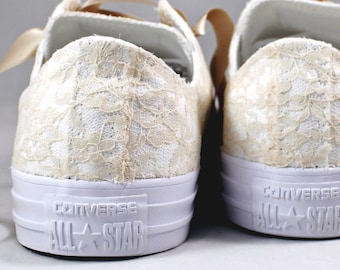 champagne colored converse