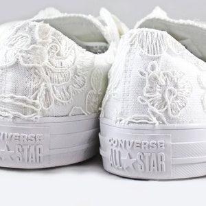 ivory lace wedding sneakers