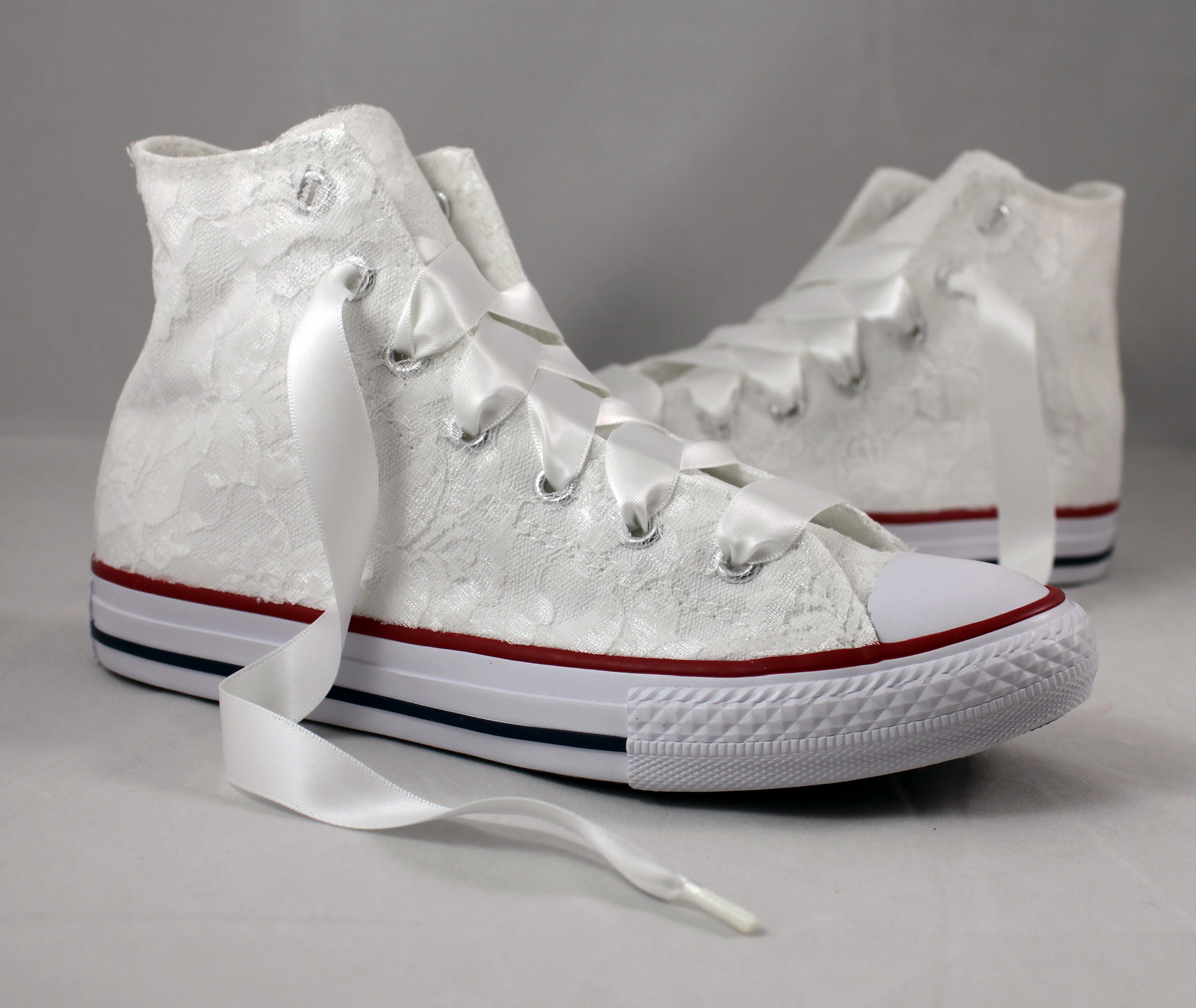 lace converse high tops