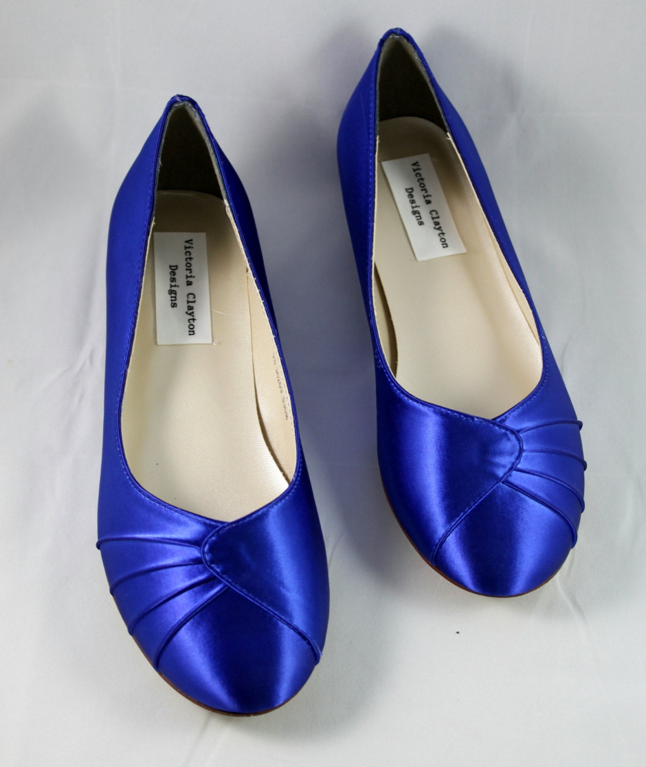 royal blue flats size 10