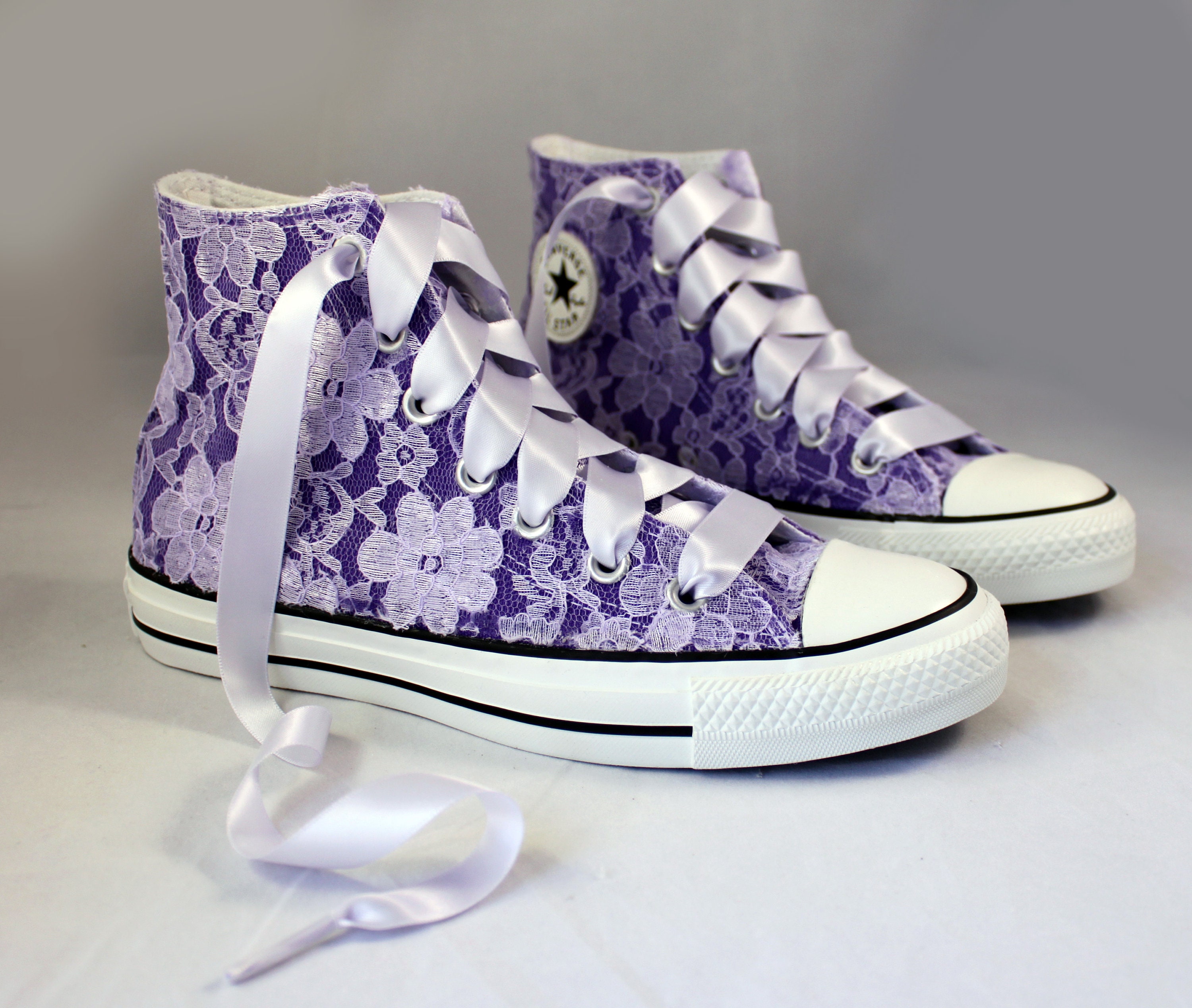 purple high converse