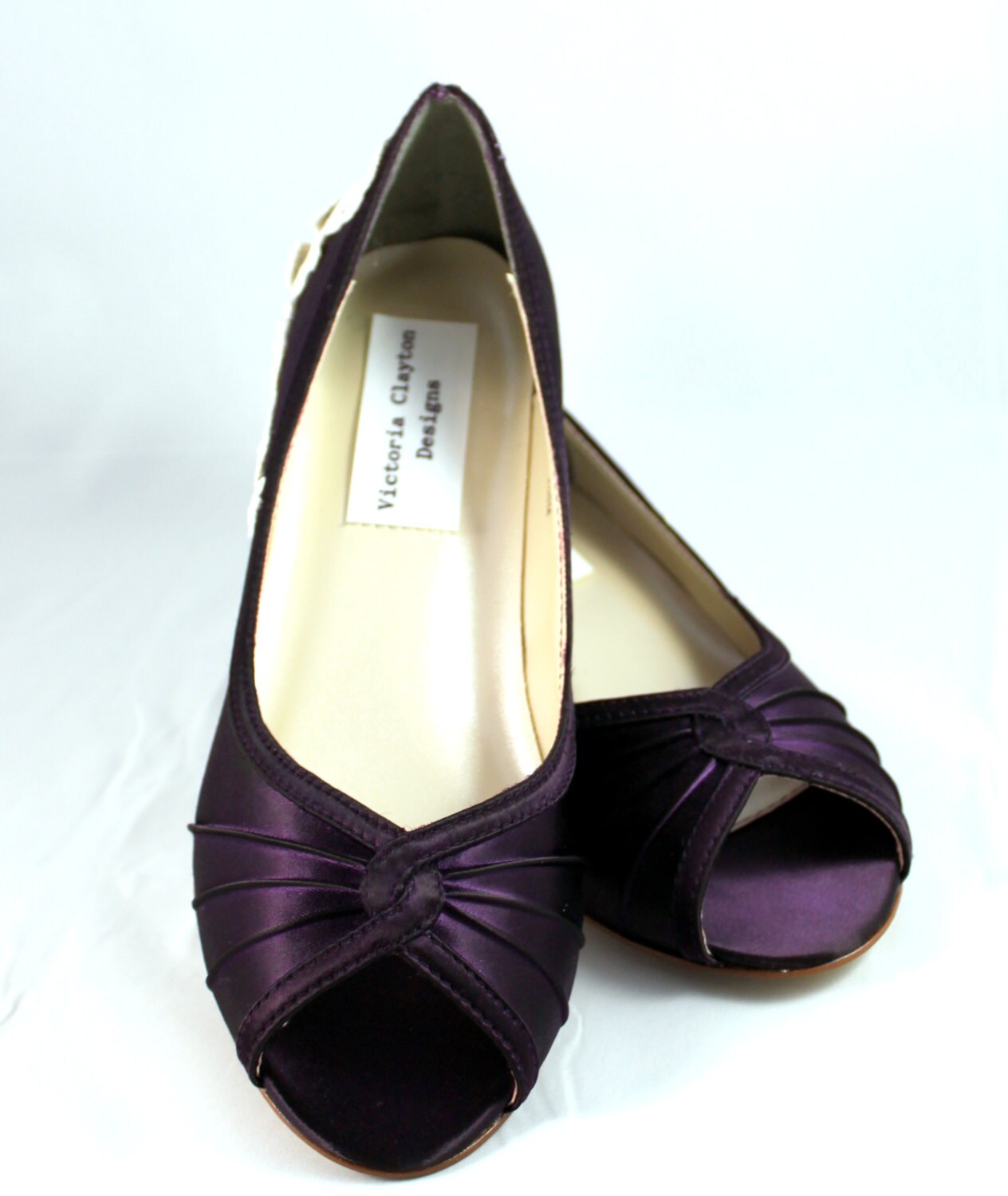 1 inch ivory wedding shoes