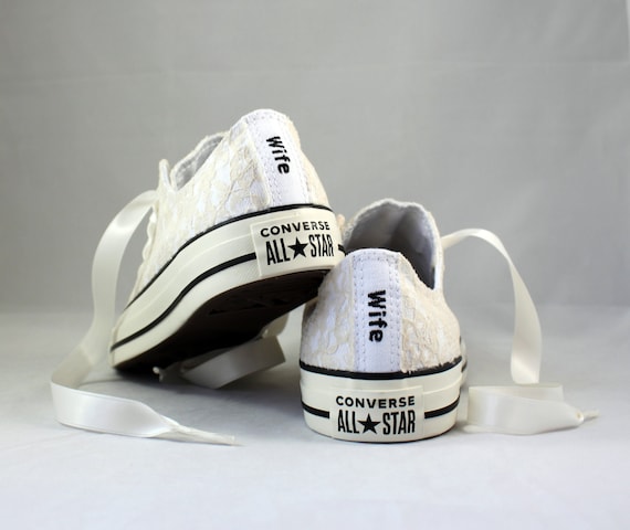 husband and wife custom converse