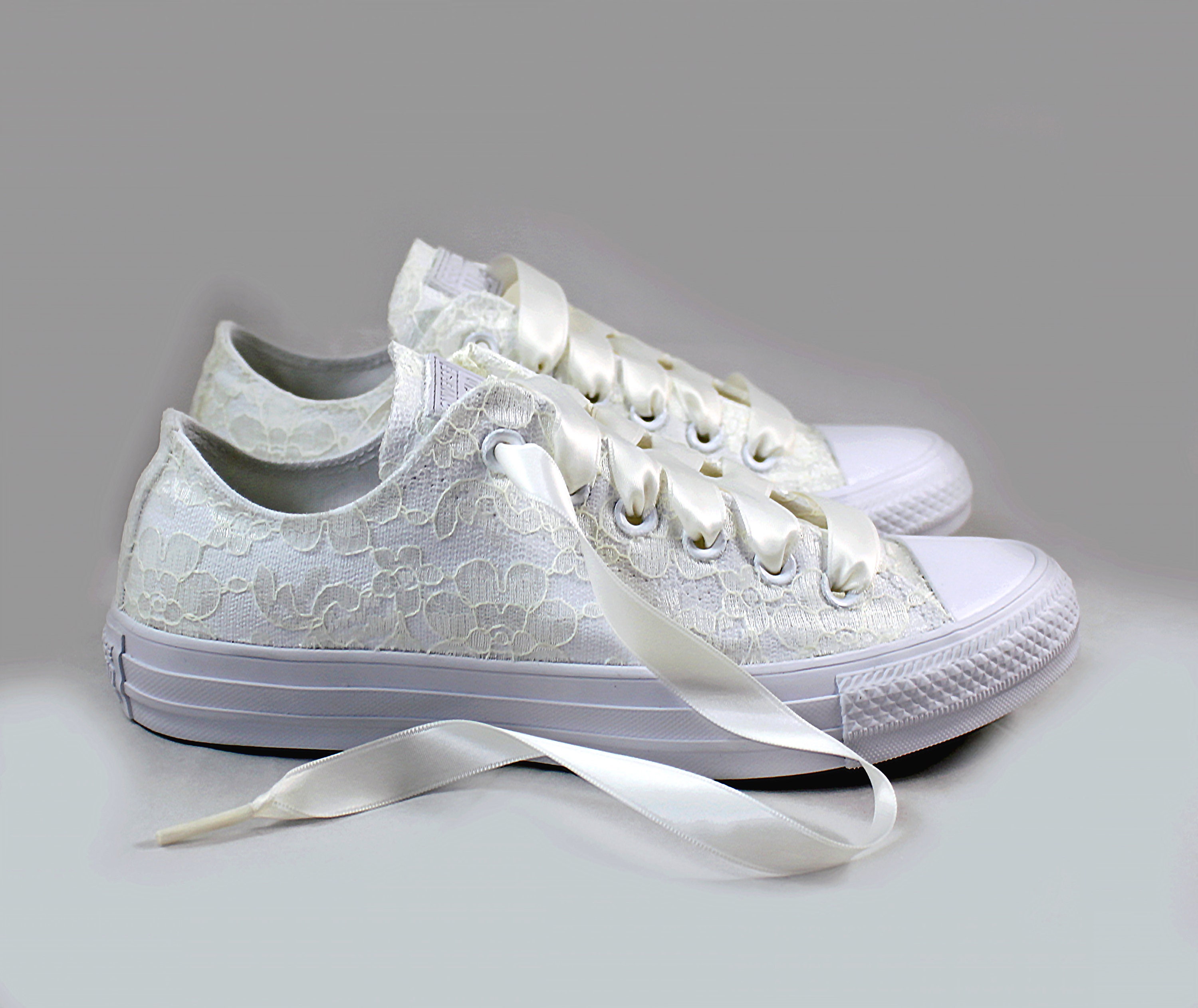 Ivory Bridal Converse Rachelle Ivory Wedding Converse Ivory